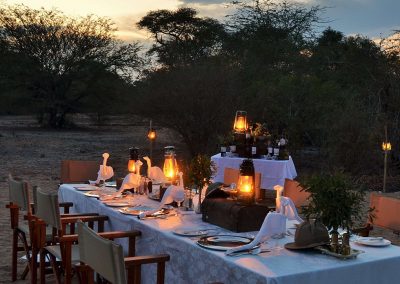 Hamiltons Tented Camp Dining Experience