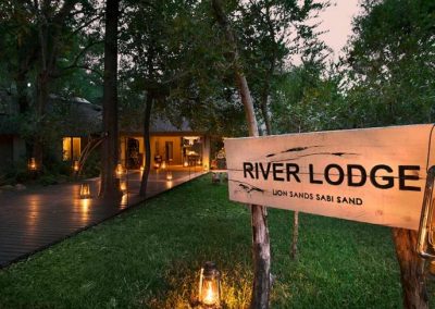 River Lodge Entrance